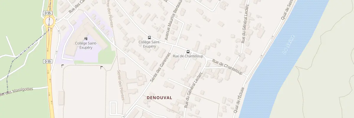 Plan du 3 Rue de Chanteloup à Andrésy