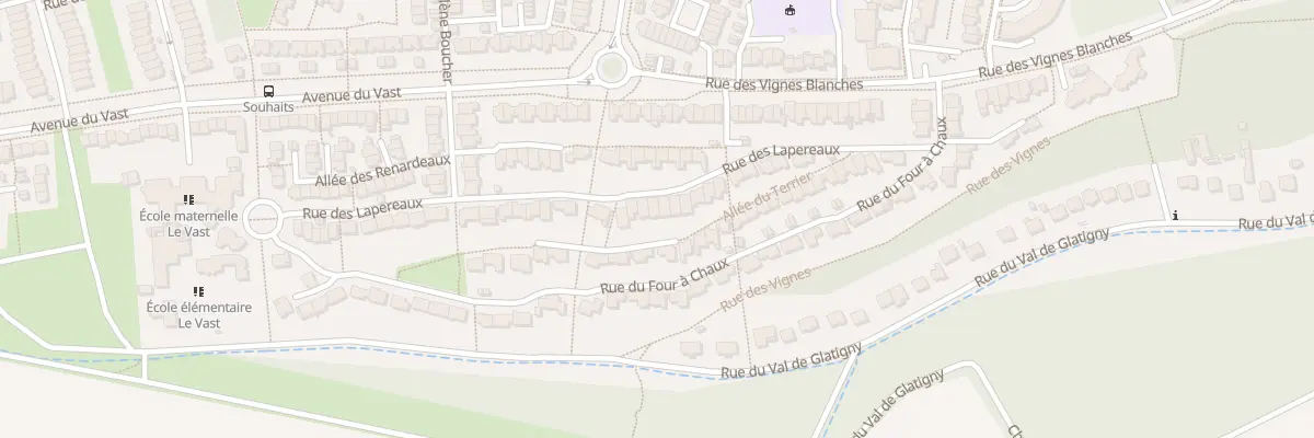 Plan du 31 Rue des Lapereaux à Jouy-le-Moutier