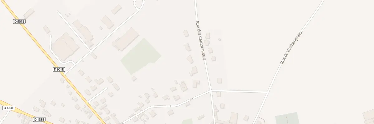 Plan du 28 Rue des Cardonnettes à Troissereux