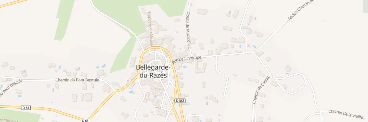 Plan du 27 Le Village à Bellegarde-du-Razès