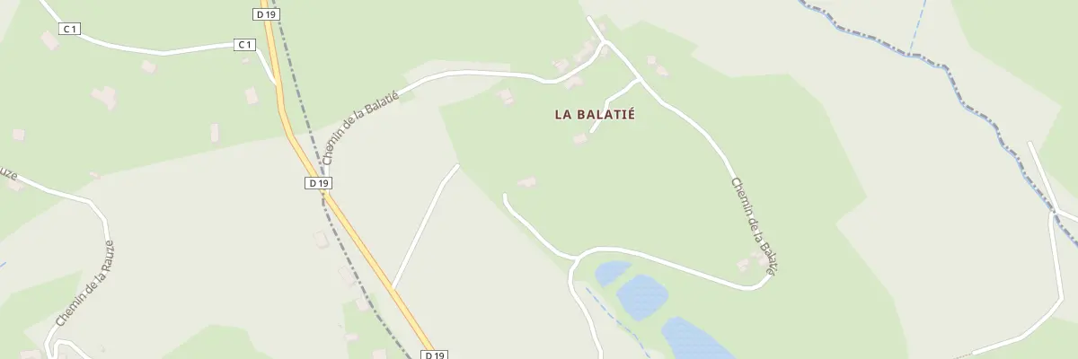 Plan du 822 Che de la Balatie à Figeac