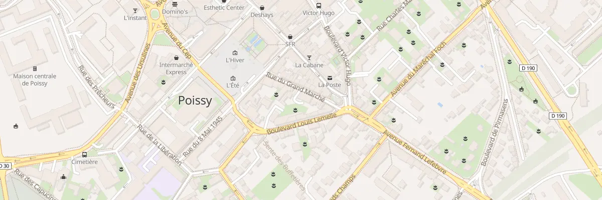 Plan du 12 Rue du Grand Marché à Poissy