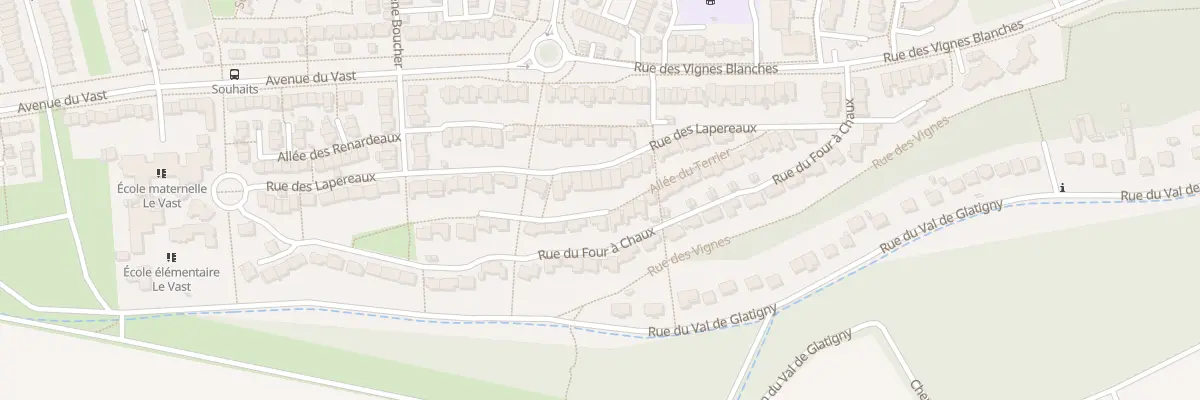 Plan du 29 Rue des Lapereaux à Jouy-le-Moutier