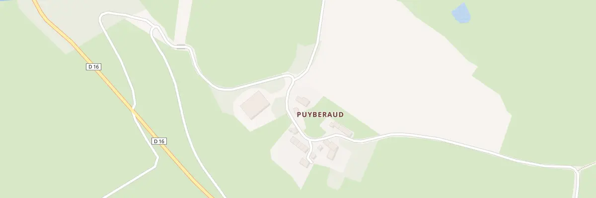 Plan du 5069 Puy Beraud à Moutier-d’Ahun