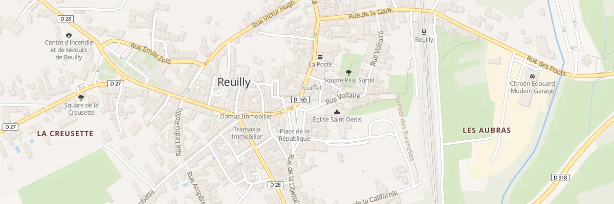 Plan du 6 Pl de la République à Reuilly