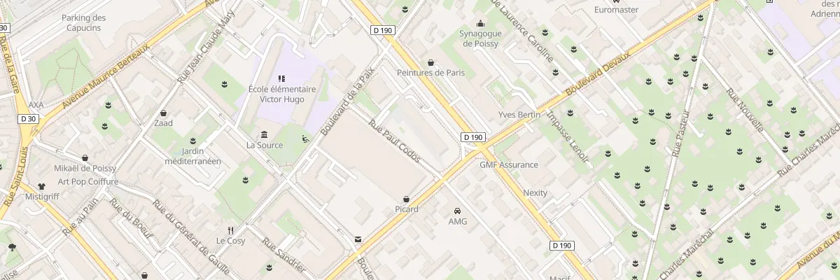 Plan du 7 Rue Paul Codos à Poissy