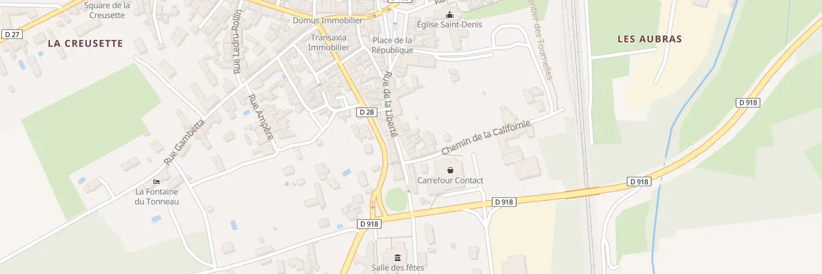 Plan du 11 Rue de la Liberté à Reuilly