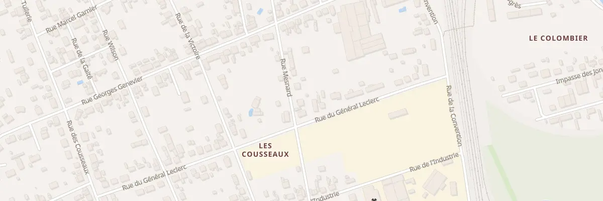 Plan du 43 Rue Mesnard à Salbris