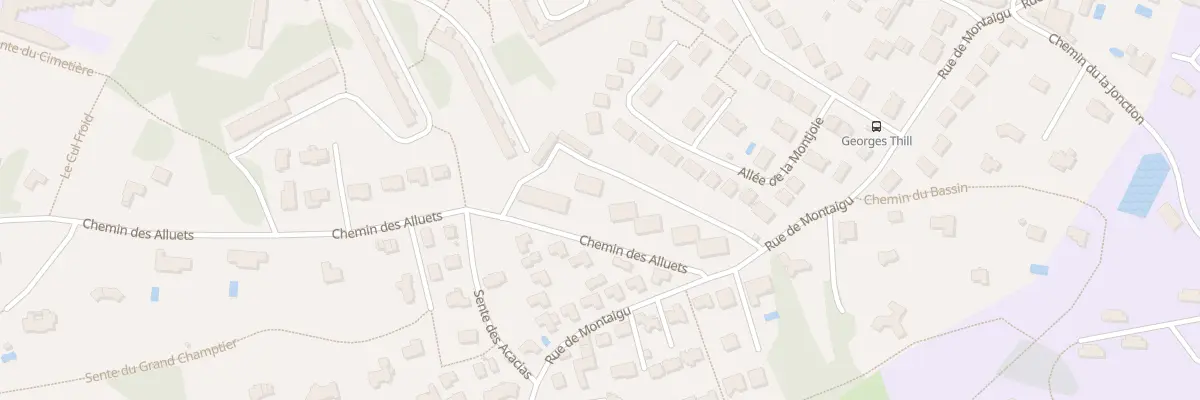 Plan du 9 All de la Residence à Chambourcy