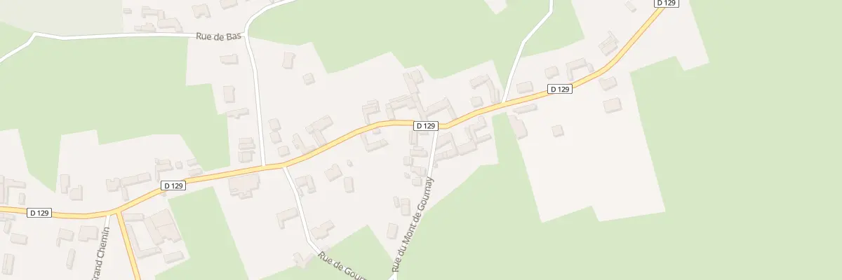Plan du 2 Rue du Mont de Gournay à Verchocq