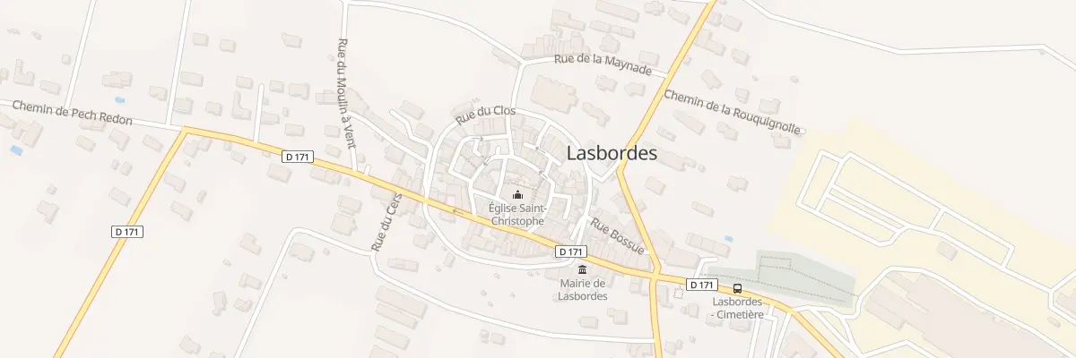 Plan du 15 Rue Circulaire à Lasbordes