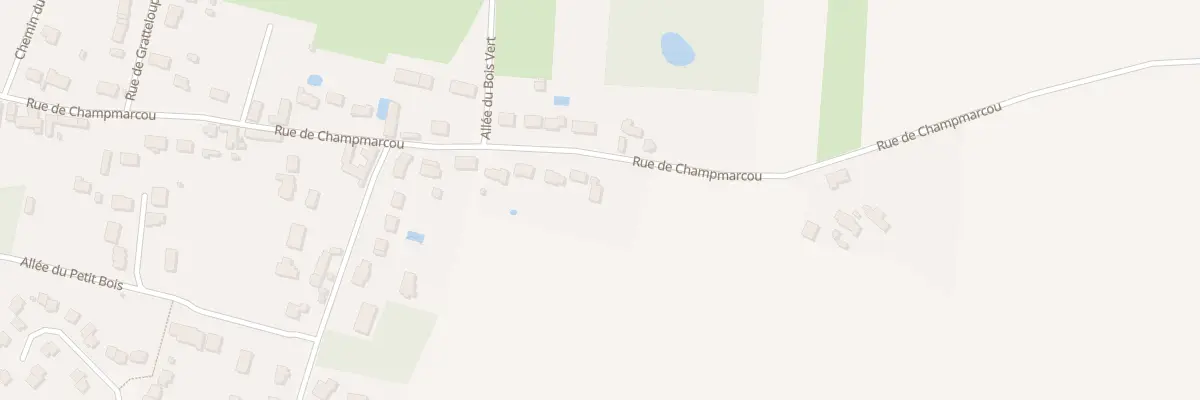 Plan du 854 Rue de Champmarcou à Sandillon
