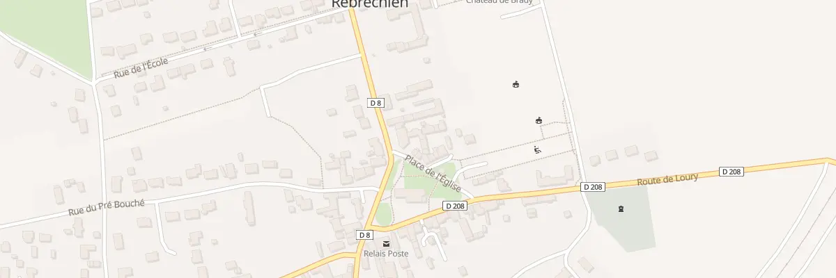 Plan du 20 Pl de l’Eglise à Rebréchien