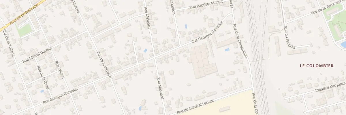 Plan du 23 Rue Georges Genevier à Salbris