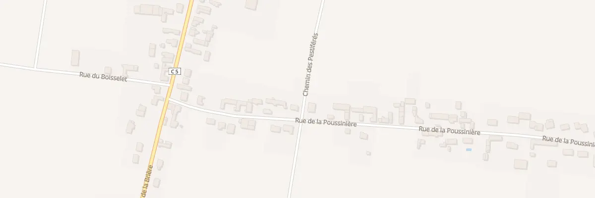 Plan du 9B Rue de la Poussinière à Bazoches-les-Gallerandes