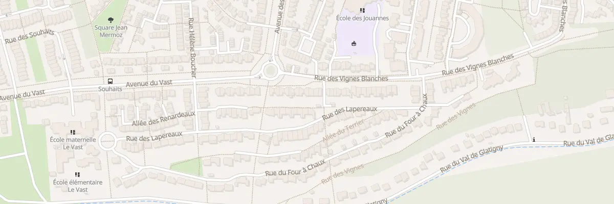 Plan du 119 Rue des Vignes Blanches à Jouy-le-Moutier