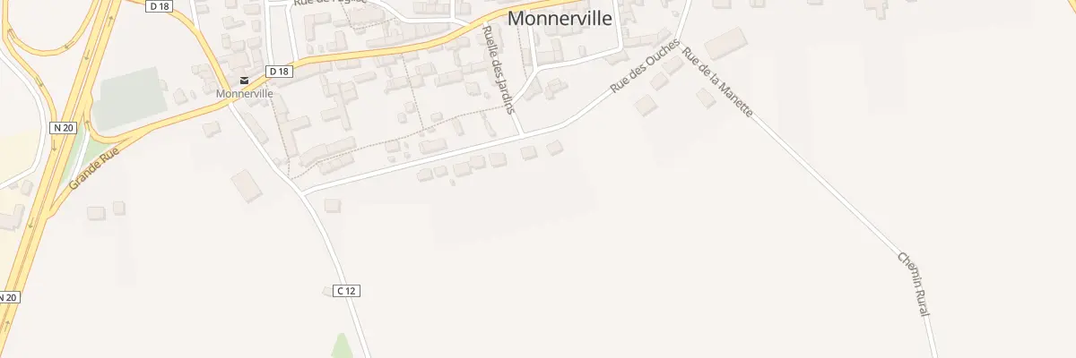 Plan du 2 Rue du Tour du Village Sud à Monnerville