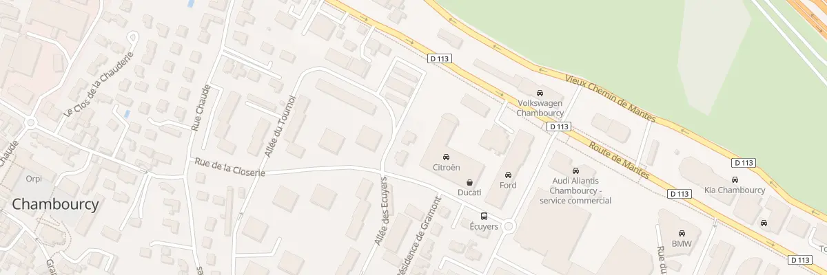 Plan du 6 Rue de la Closerie à Chambourcy