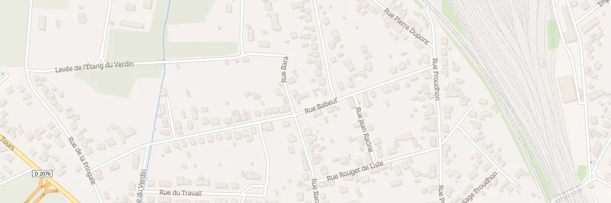 Plan du 18 Rue Babeuf à Vierzon