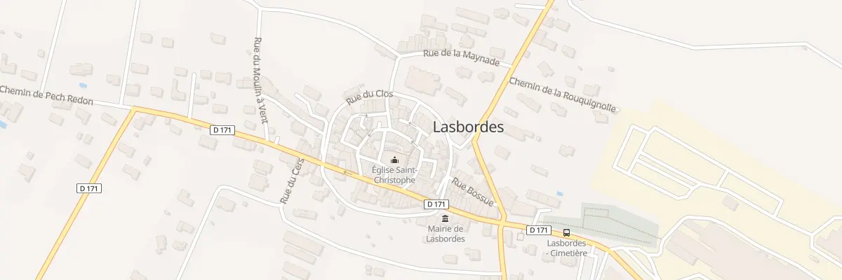 Plan du 14 Rue Circulaire à Lasbordes