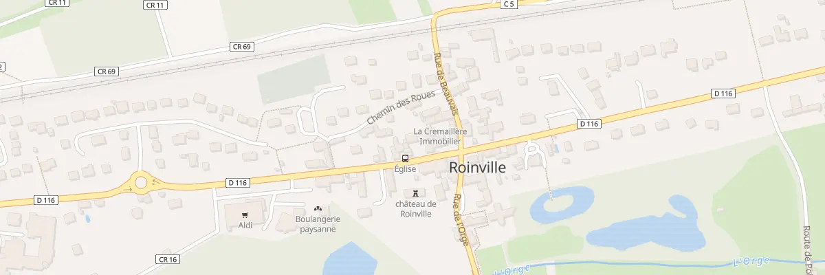 Plan du 10B Rue du Petit Château à Roinville