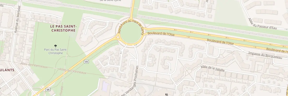 Plan du 34 Rue de la Pierre Perdue à Cergy