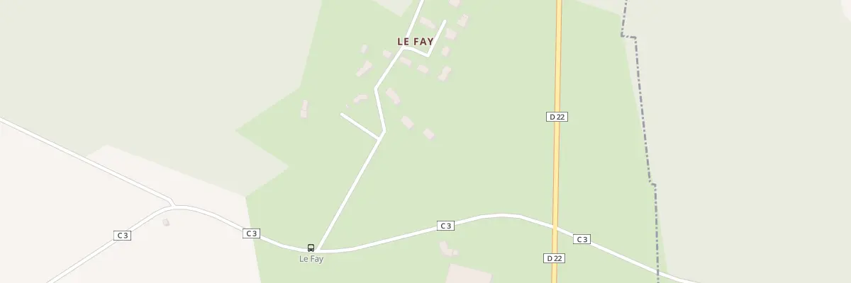 Plan du 5030 Le Fay à Bréançon