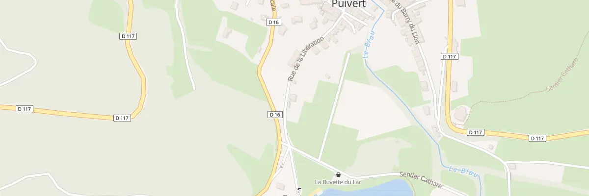 Plan du 2 Rue de la Libération à Puivert