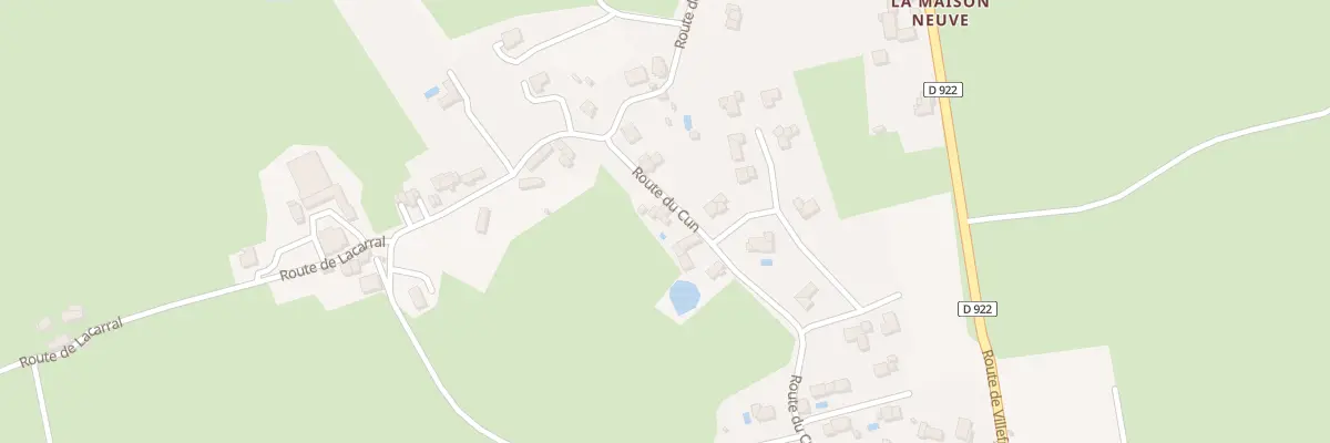 Plan du 64 Rte du Cun à Sanvensa