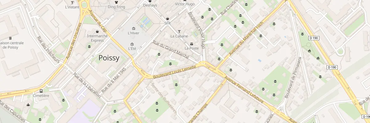 Plan du 16 Rue du Grand Marché à Poissy