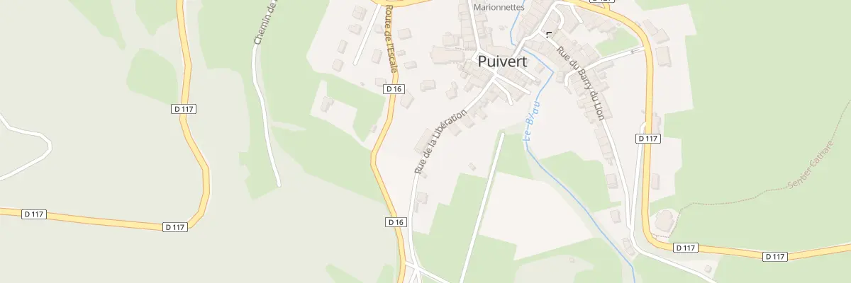 Plan du 3 Rue de la Libération à Puivert