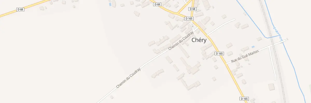 Plan du 20 Che du Coudray à Chéry