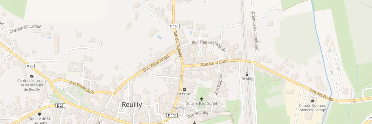 Plan du 2 Rue de l’Égalité à Reuilly