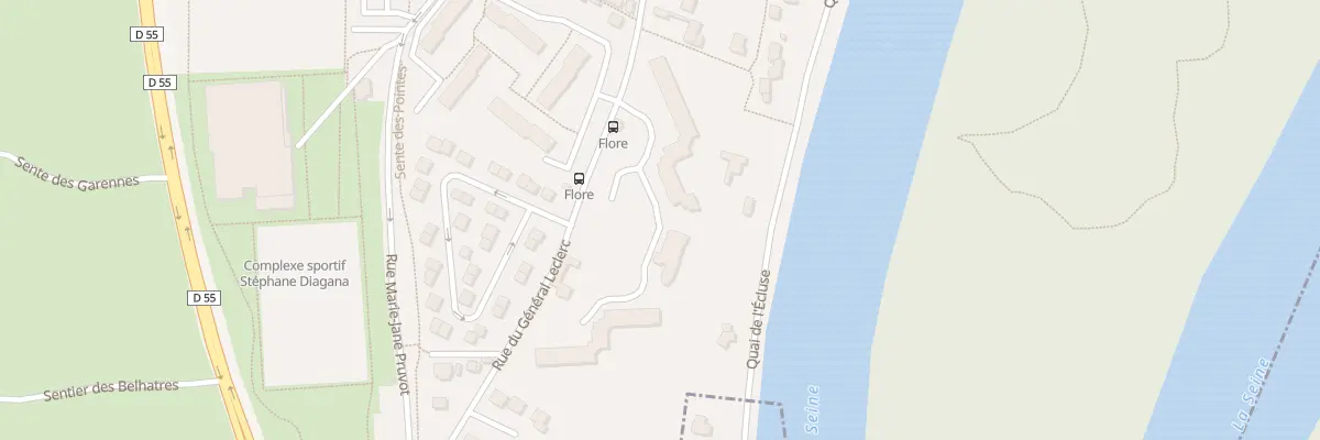 Plan du 5 Res du Manoir de Denouval à Andrésy