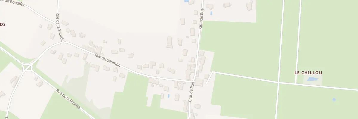 Plan du 64 Rue Grand Rue à Bou