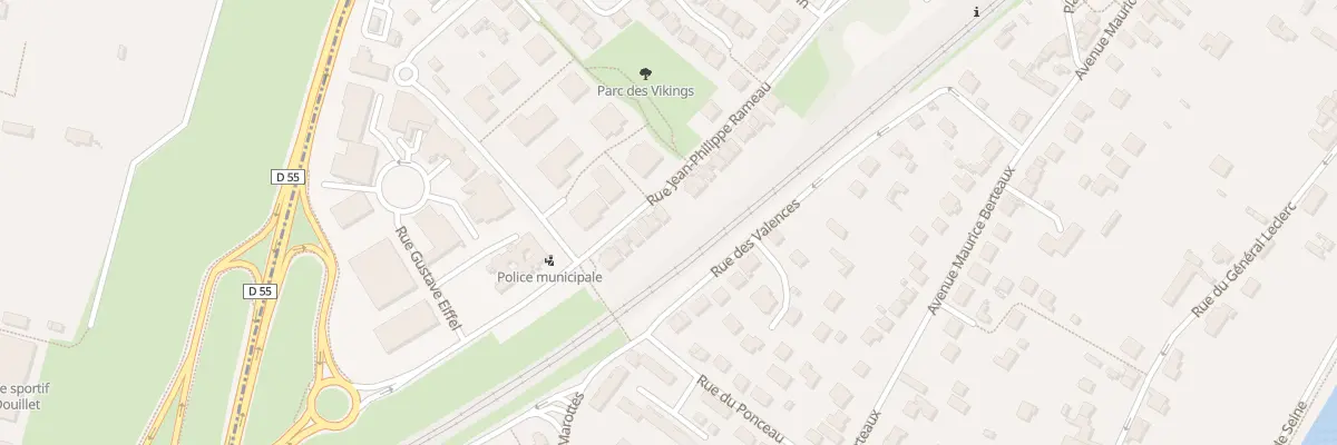 Plan du 19 Rue Jean-Philippe Rameau à Andrésy