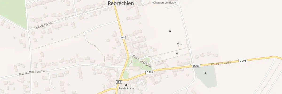 Plan du 10 Pl de l’Eglise à Rebréchien