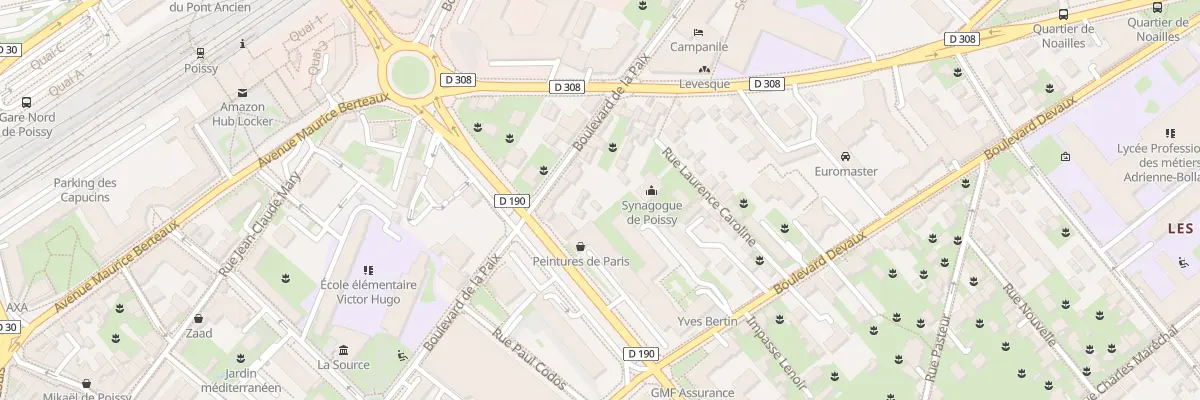 Plan du 31 Bd Gambetta à Poissy
