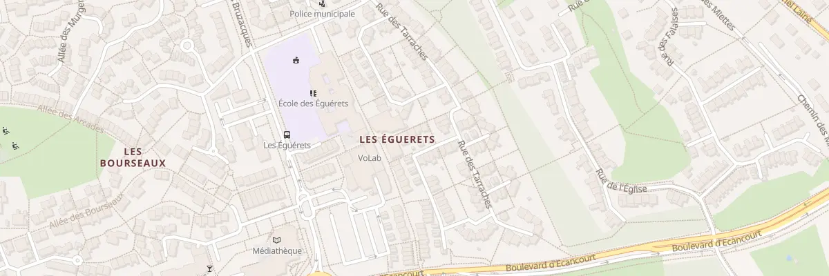Plan du 5 All de Jouy à Jouy-le-Moutier