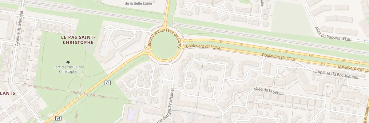 Plan du 32 Rue de la Pierre Perdue à Cergy