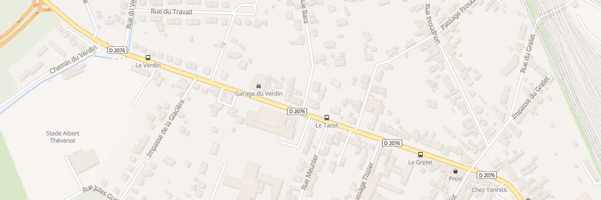 Plan du 46 Av Jean Jaurès à Vierzon