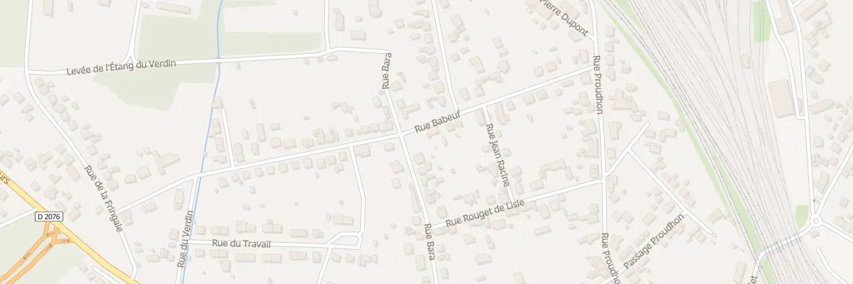 Plan du 15 Rue Babeuf à Vierzon