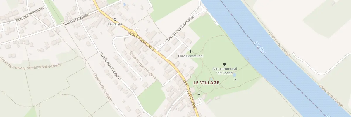 Plan du 6 All des Fauvettes à Jouy-le-Moutier