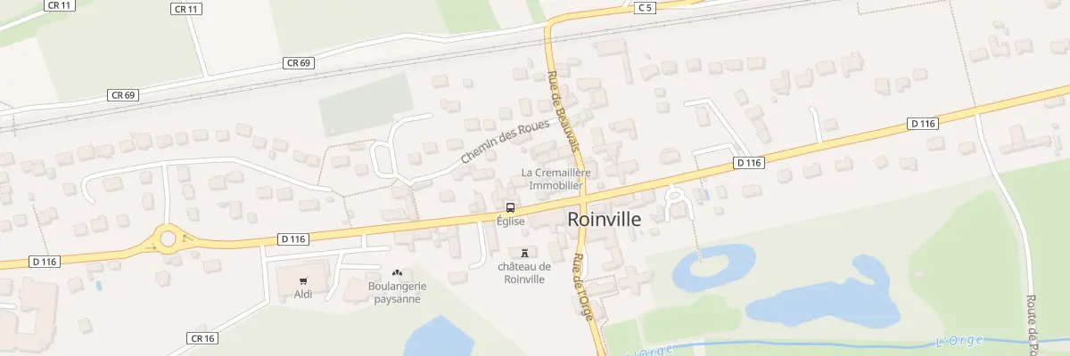 Plan du 10 Rue du Petit Château à Roinville
