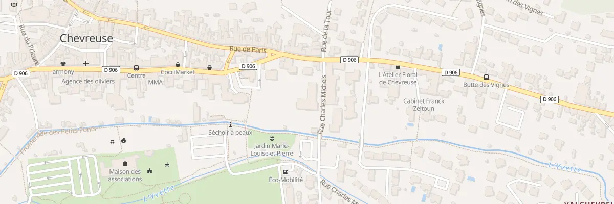 Plan du 6 Rue Charles Michels à Chevreuse