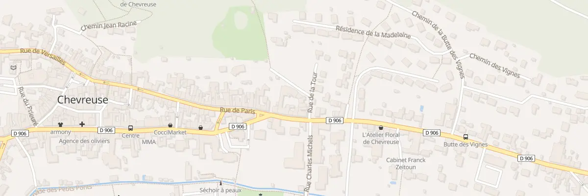 Plan du 12 Rue de Paris à Chevreuse