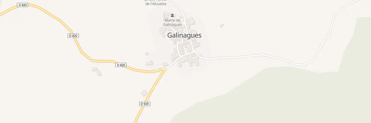 Plan du 2 Le Village à Galinagues