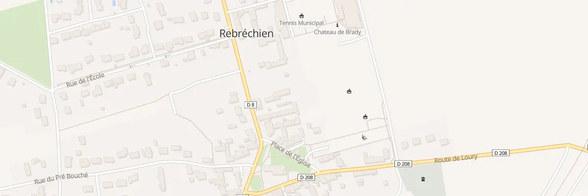Plan du 4 Rte de Neuville-aux-bois à Rebréchien