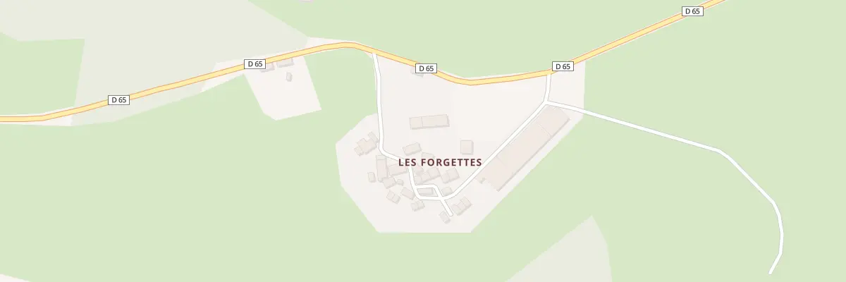 Plan du 5 Les Forgettes à Pionnat