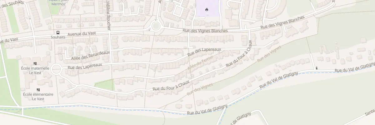Plan du 19 Rue des Lapereaux à Jouy-le-Moutier